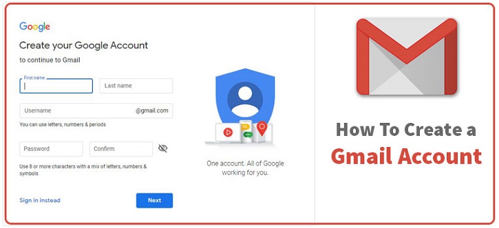 How to create a Gmail Account? Have Multiple Gmail Accounts