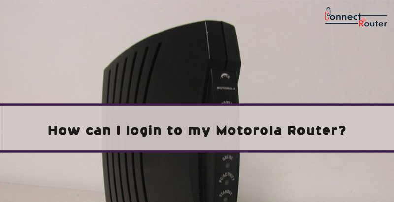 How can I login to my Motorola Router?