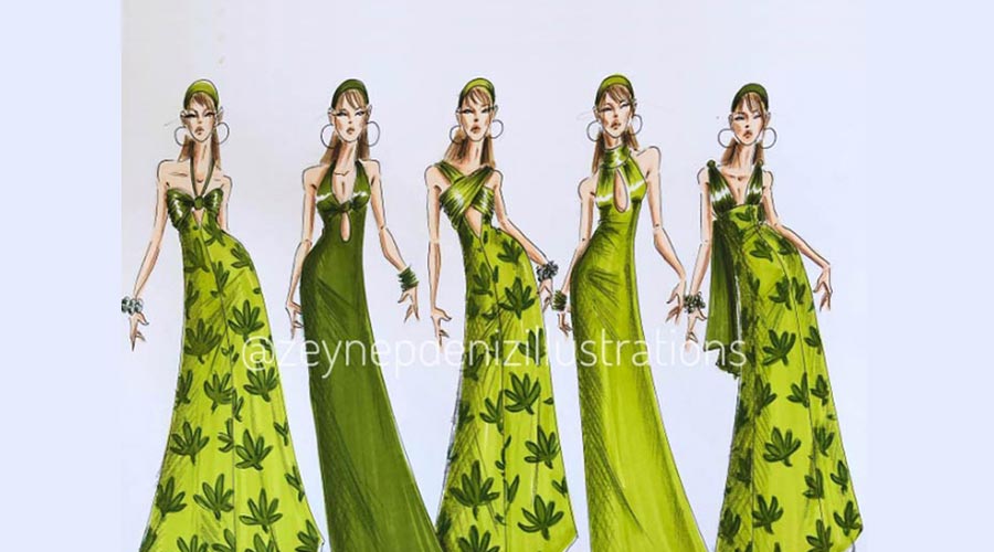 Create Beautiful Fashion Illustration Drawings by Zeynep Deniz