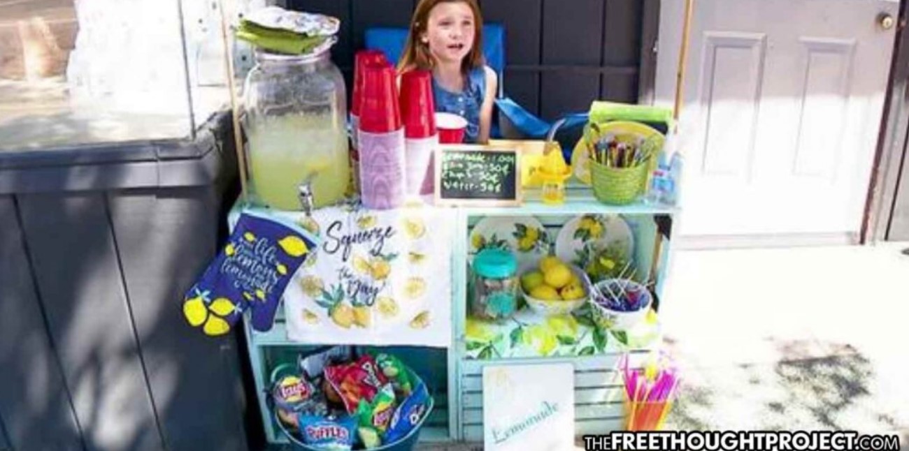 Cops Shut Down 8-Year-Old Girl’s Lemonade Stand to Protect Society from Unlicensed Lemonade - Activist Post
