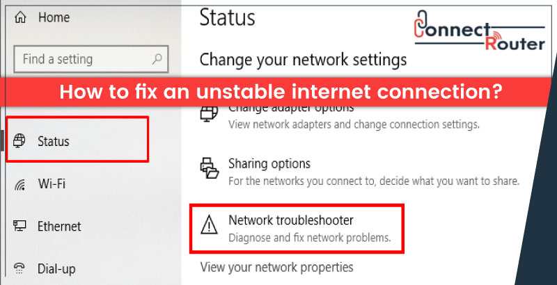How to Fix an Unstable Internet Connection?