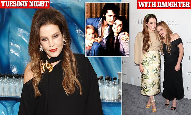 Lisa Marie Presley suffers 'cardiac arrest' and is rushed to hospital after being given CPR at home  | Daily Mail Online