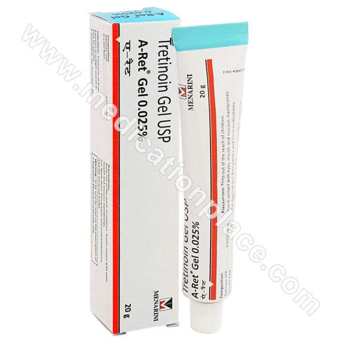 A Ret Gel 0.025 | Buy Now 30% OFF | Free Delivery - Medicationplace