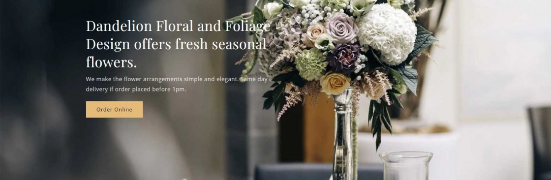 Dandelion Floral and Foliage Design Cover Image