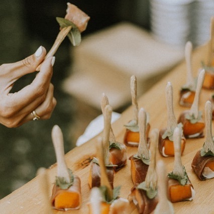 Hannah & Elia - How to Choose the Right Caterer for Your Dolomites Wedding
