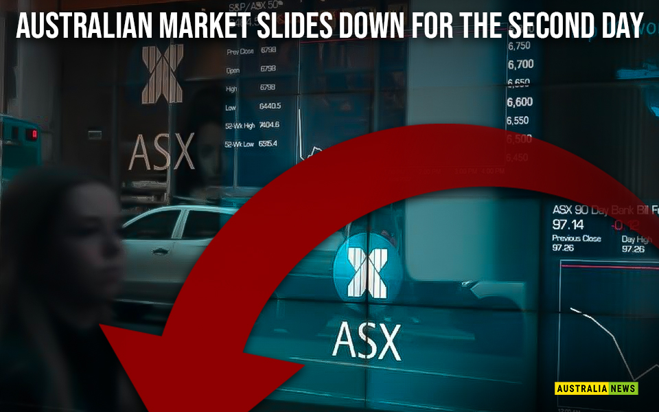 Australian market slides down for the second day - Ausralia News Online